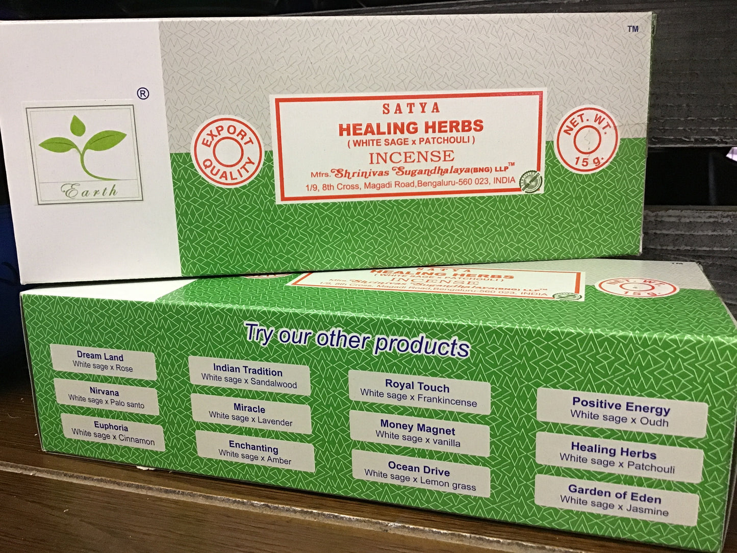 Healing herbs ( white sage & Patchouli)