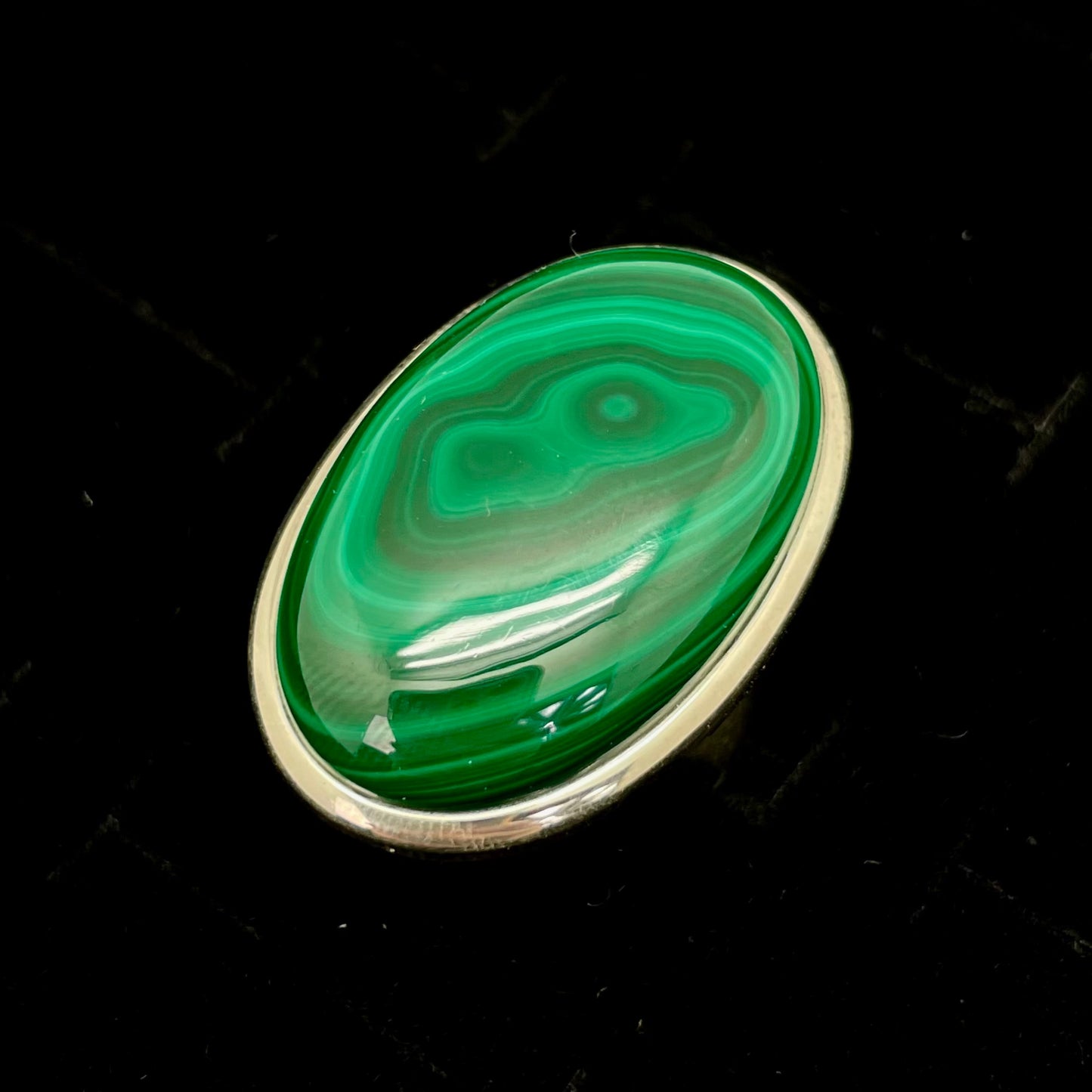 Malachite Ring (Oval)