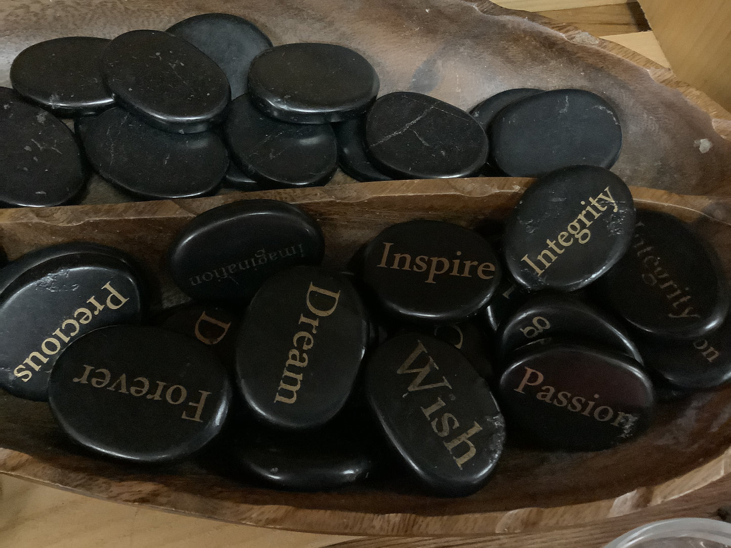 Shungite (Flat Worry Stones)
