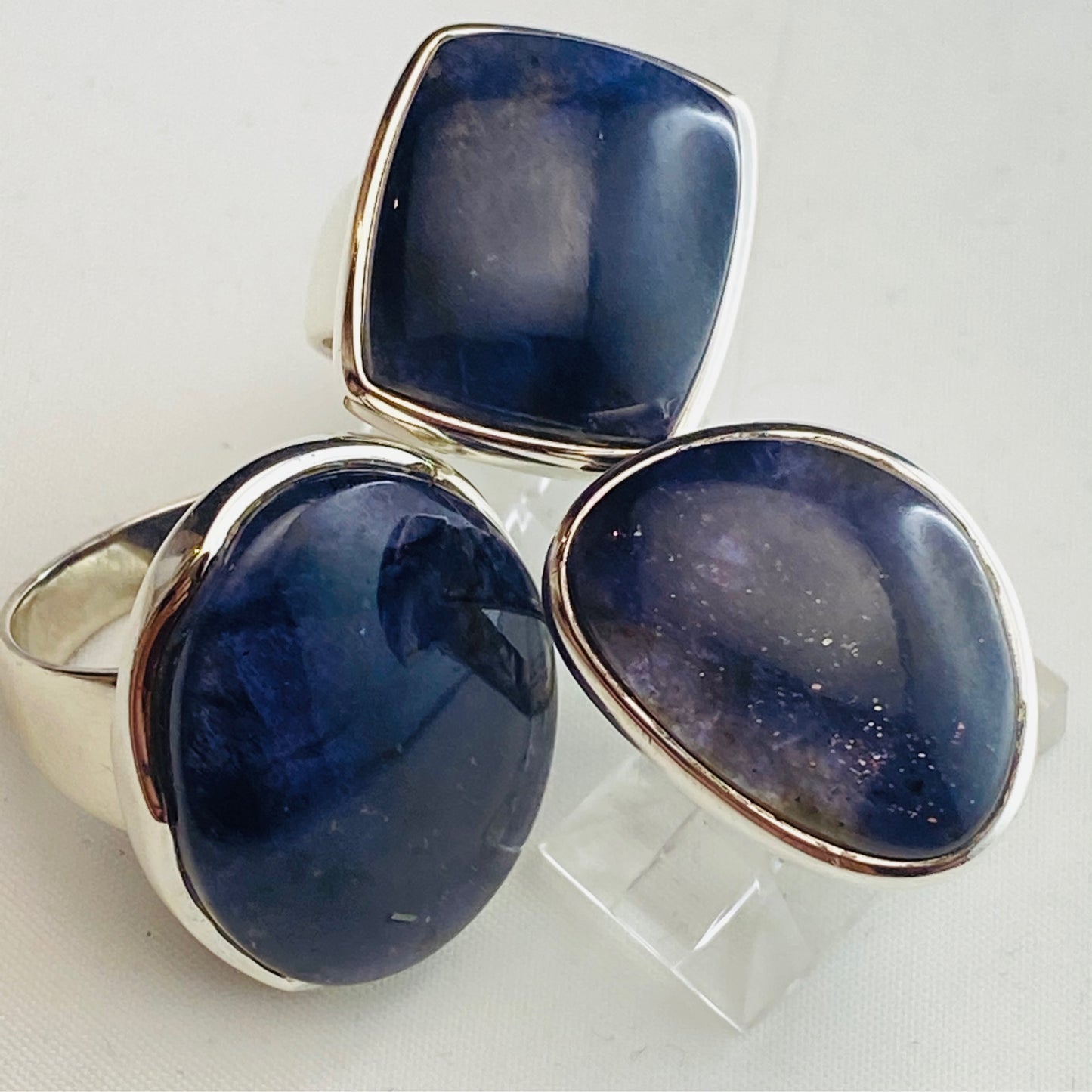 Iolite Ring (Abstract / Round / Rectangle)