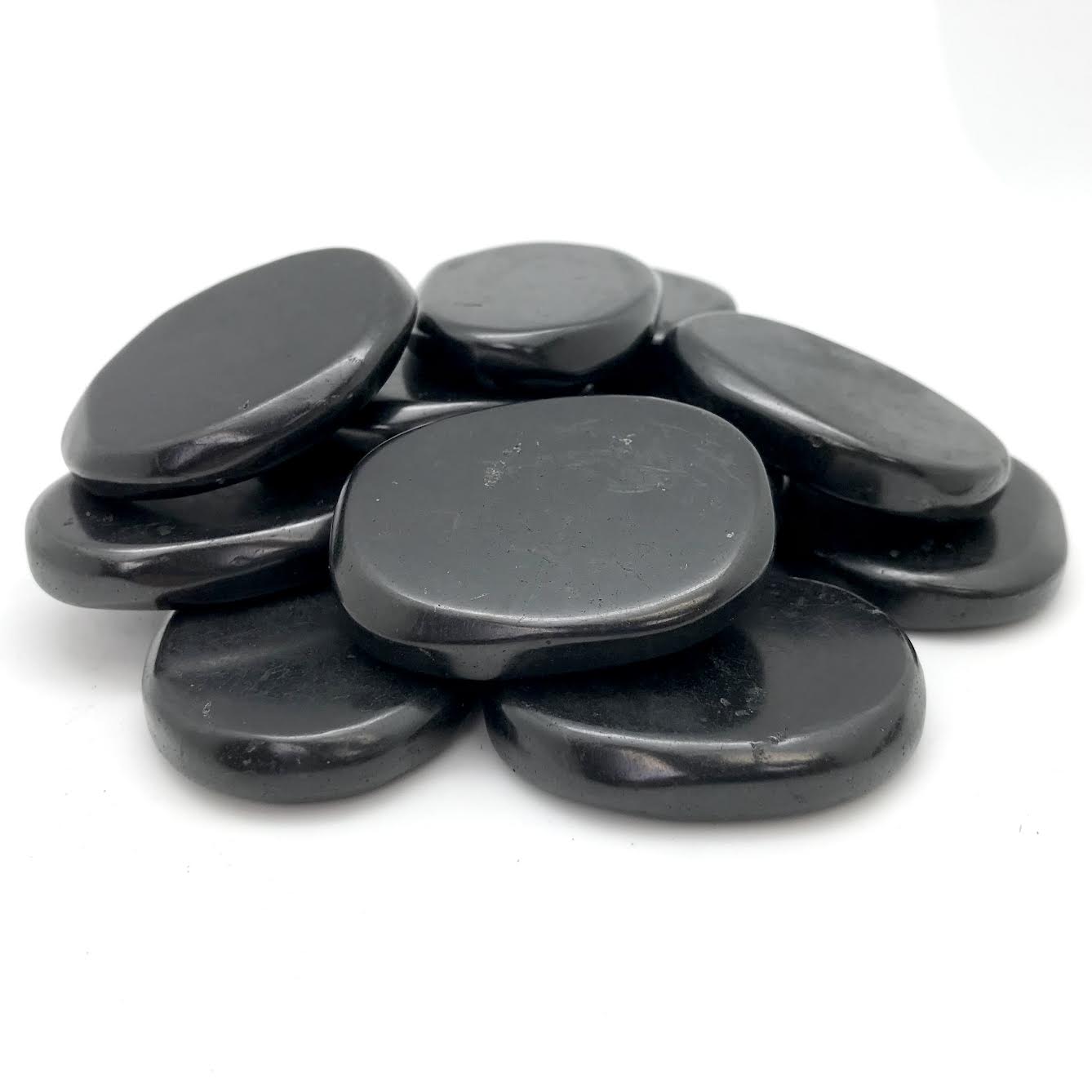 Shungite (Flat Worry Stones)