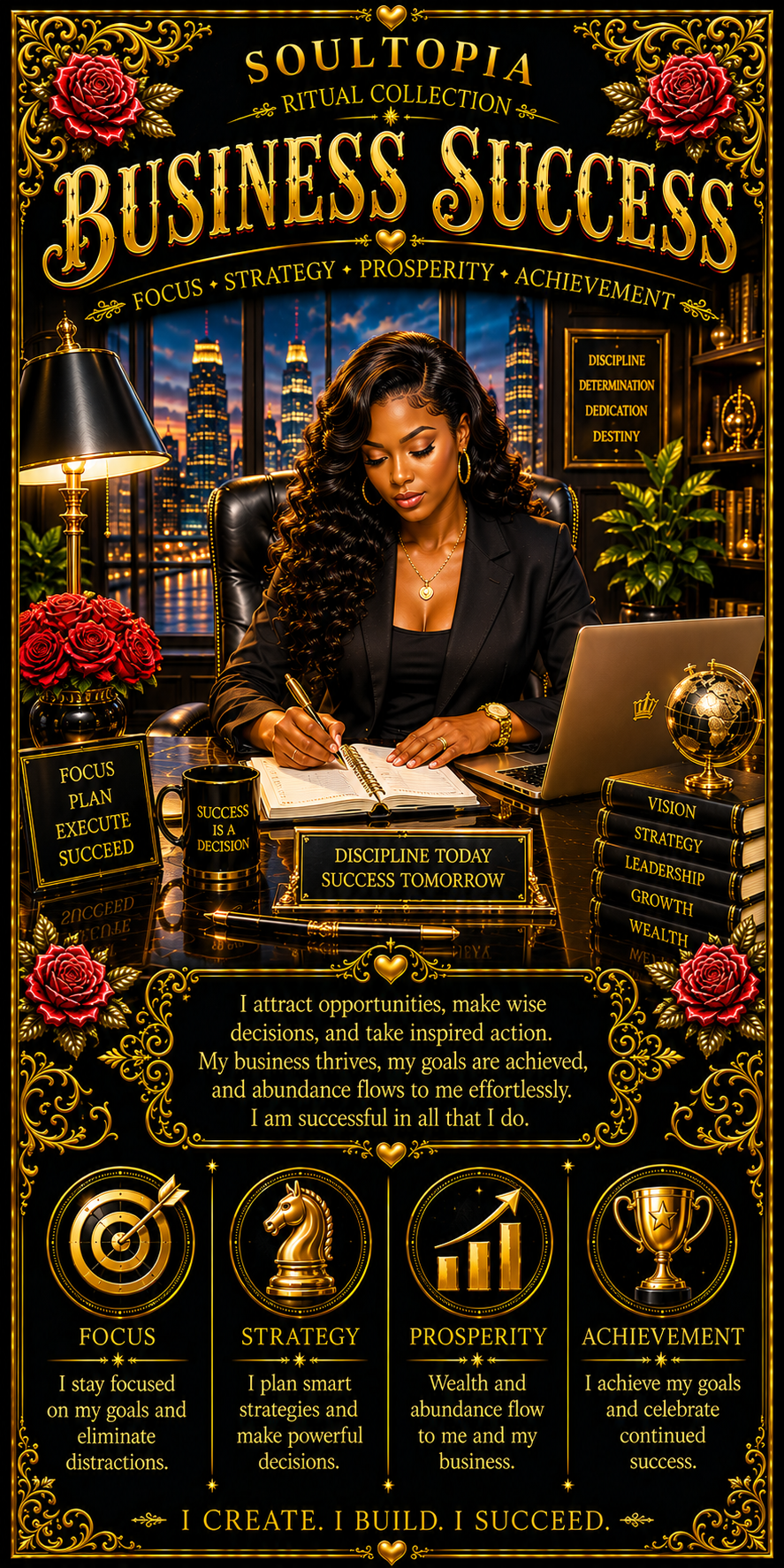 SoulTopia 7 Day Ritual Candle - Business Success