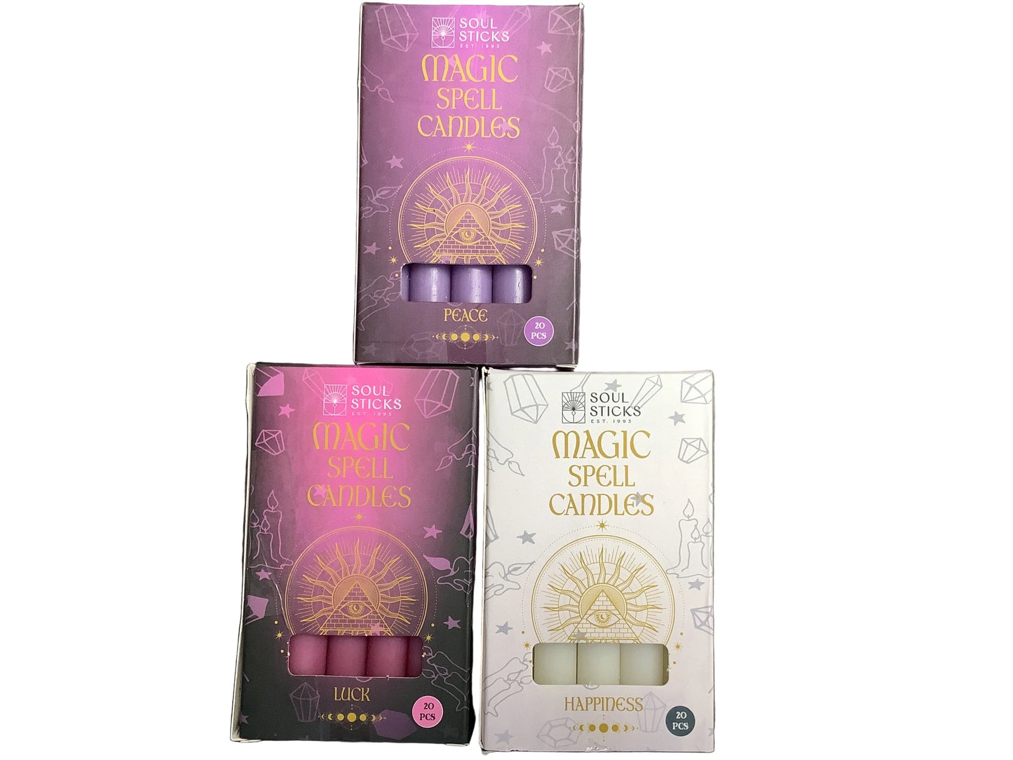 Soul Sticks Magic Spell Chime Candles (20 Pack)