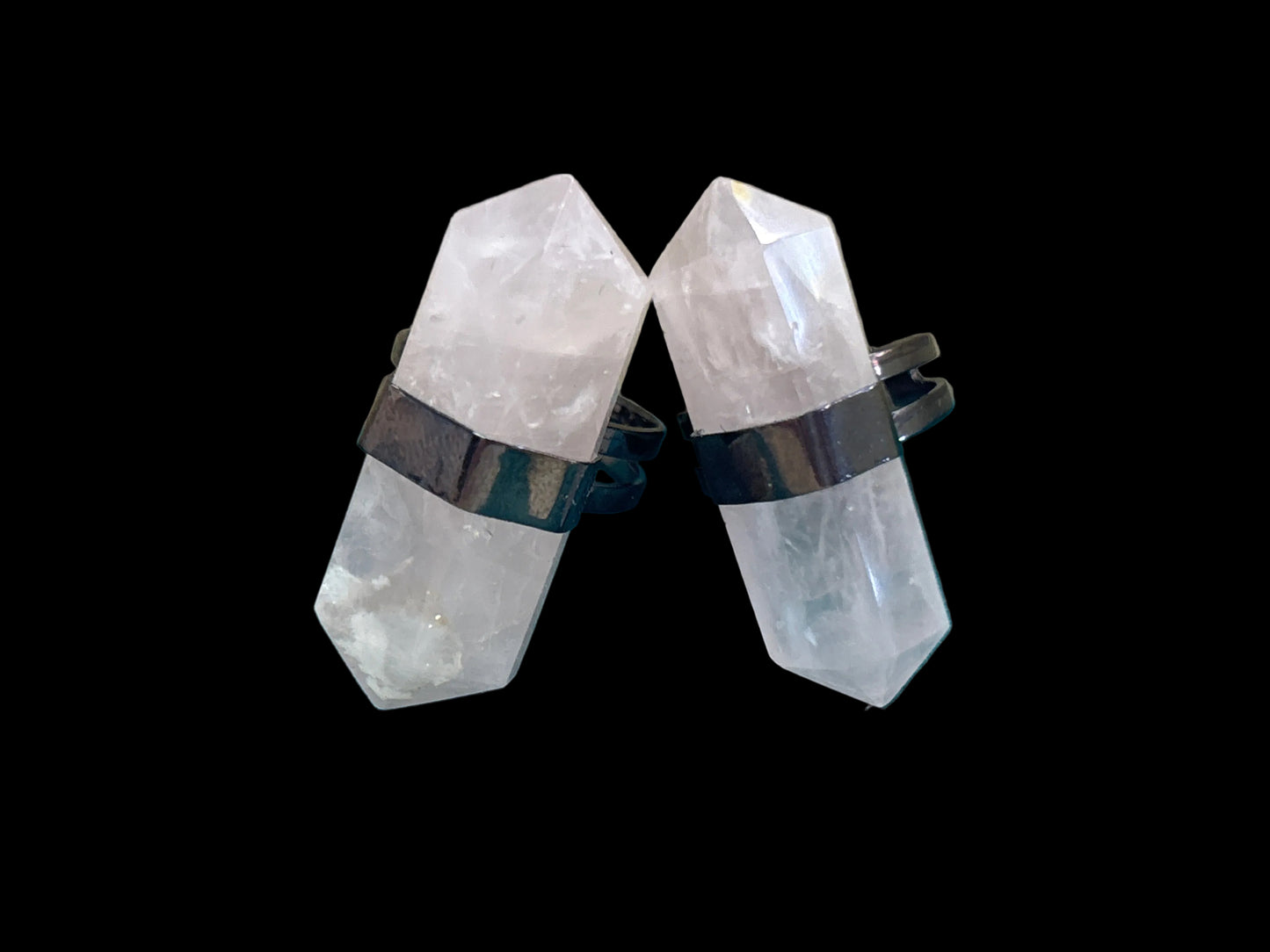 Adjustable Double Terminated Rings - Michal and Company
