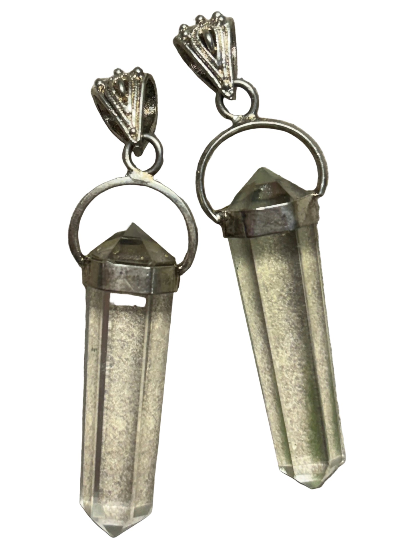 Decorative Bail Quartz Pendant