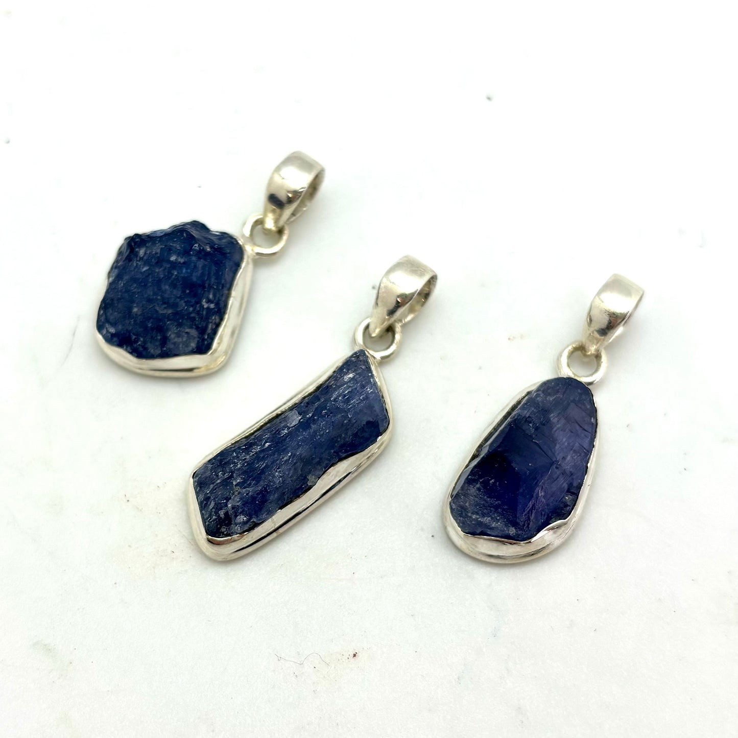 Raw Tanzanite Pendant