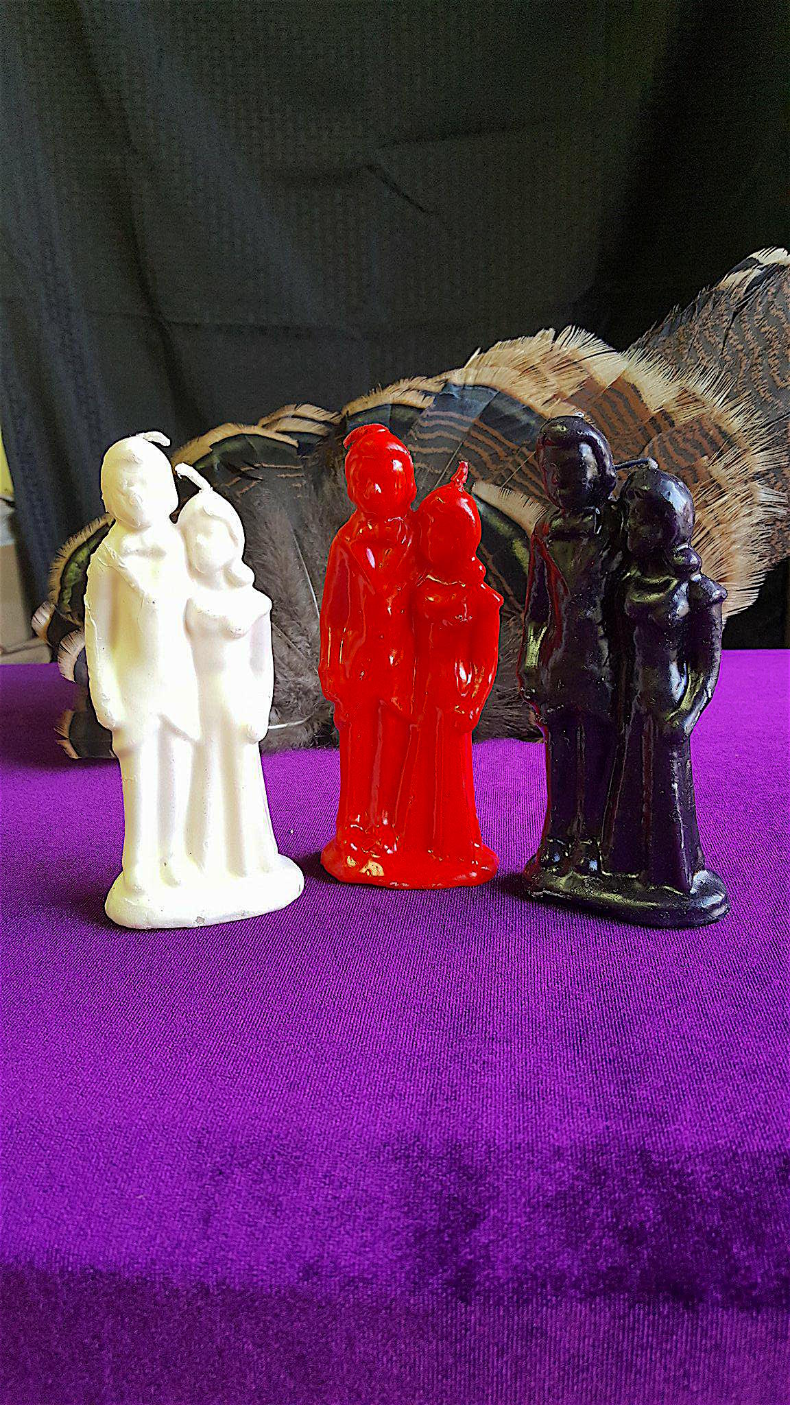 Bride and Groom Wedding Figure Candle