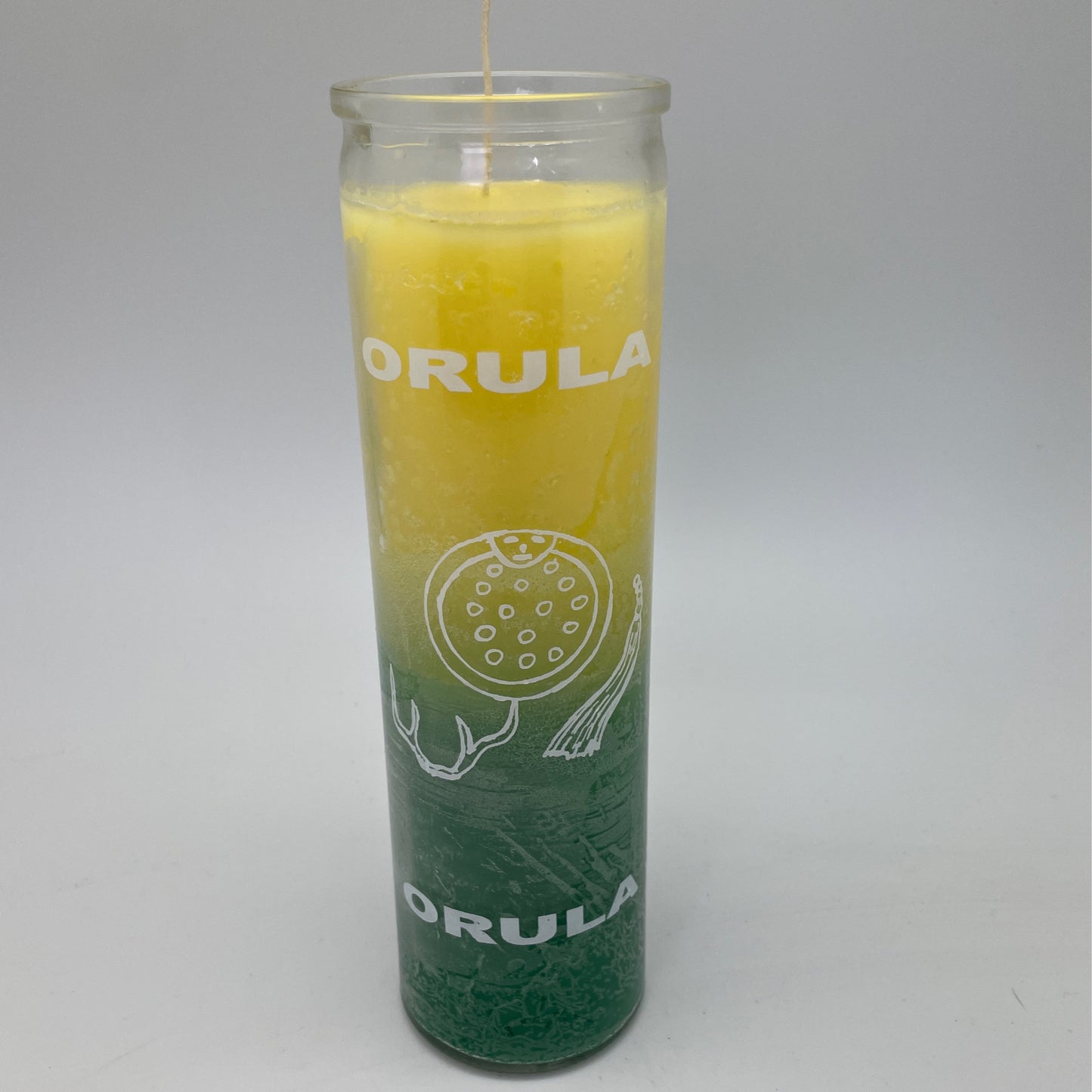 7 Day Orisha Orula Candle (Yellow/Green)