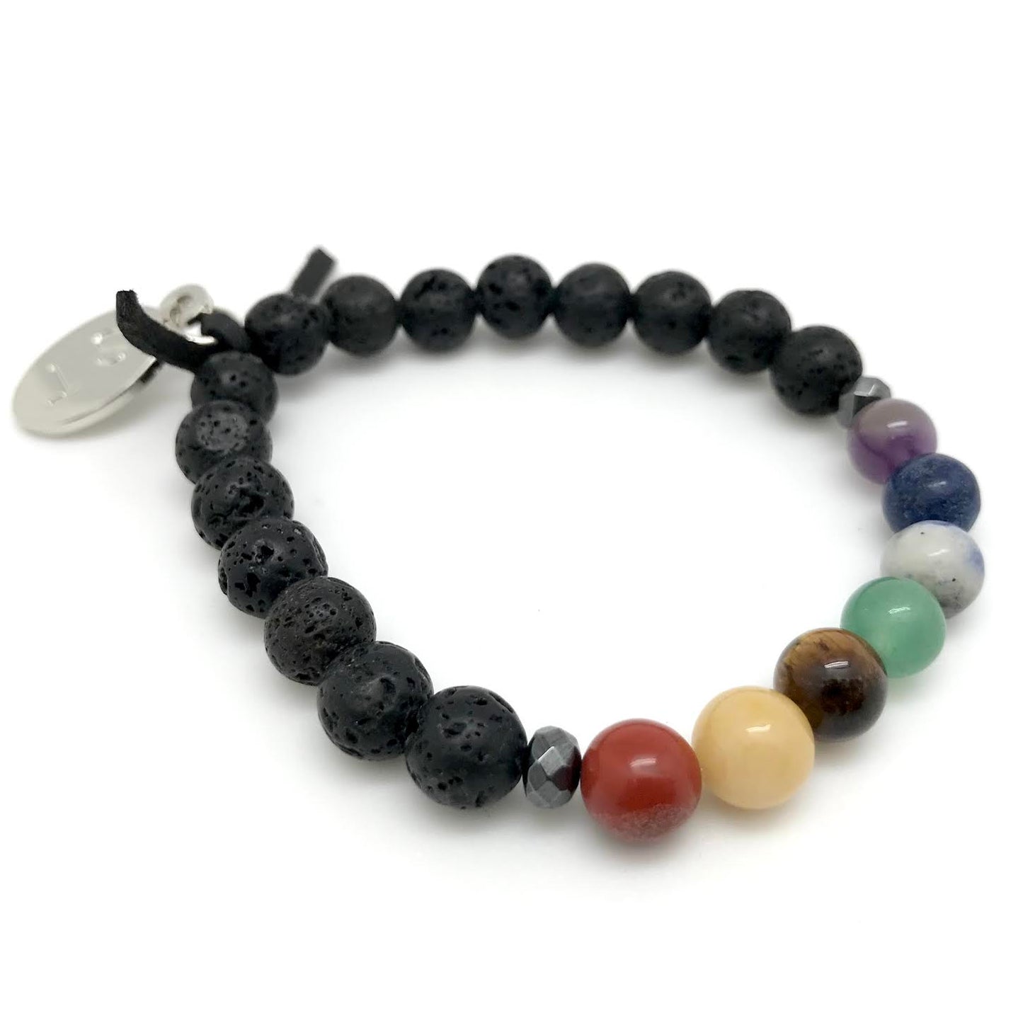 SoulChakra Bracelet with Basalt