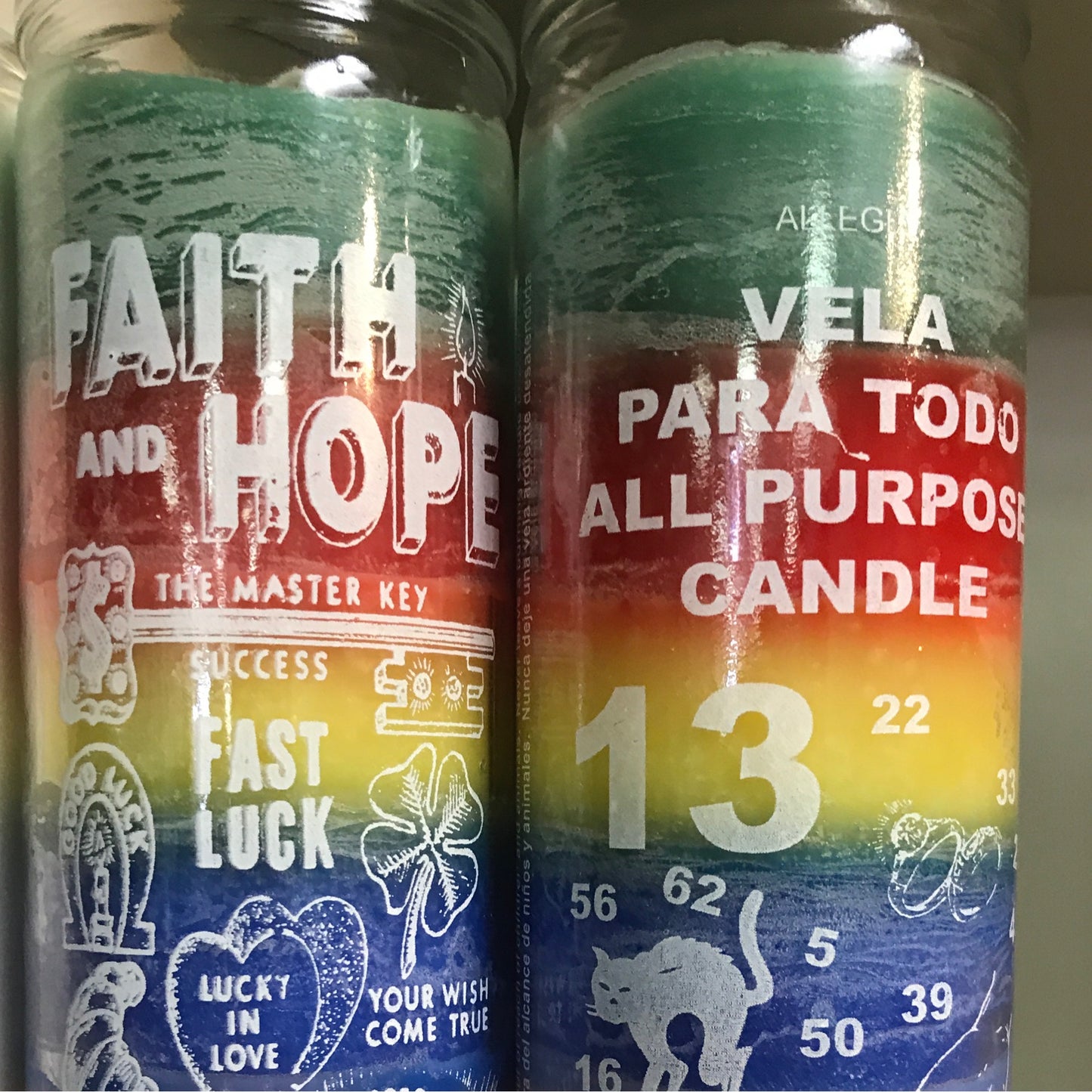 7 Day All Purpose Candle (Rainbow)