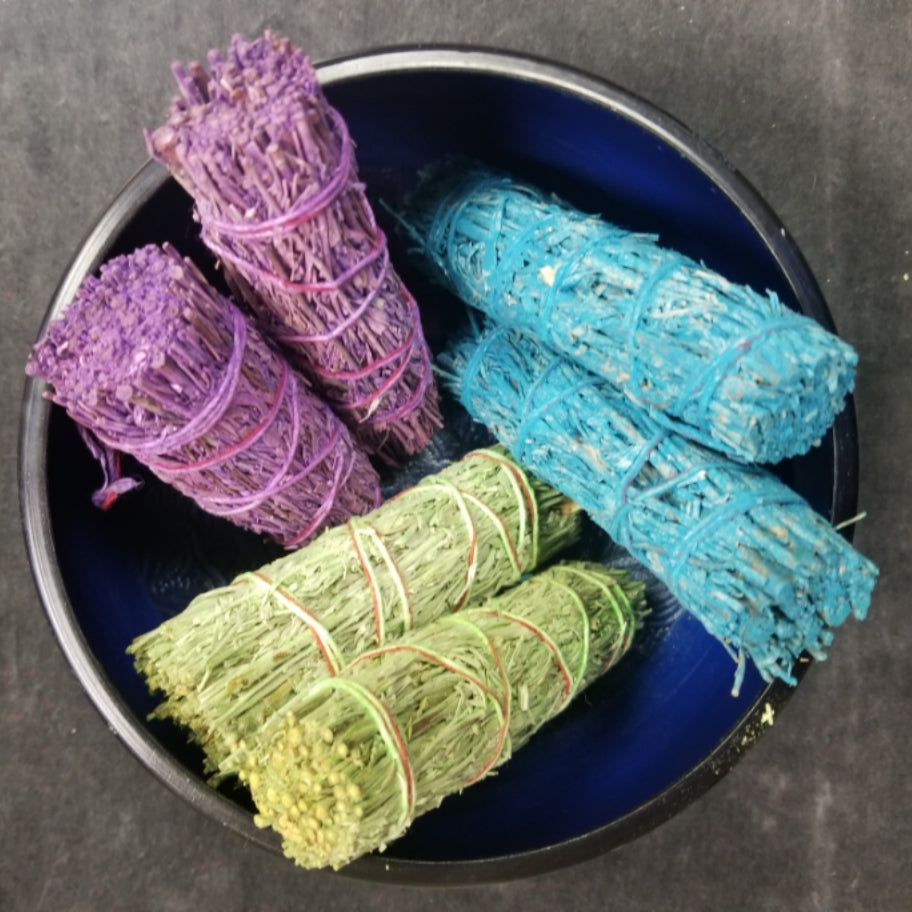 Colorful Chakra Sage Bundles 4”