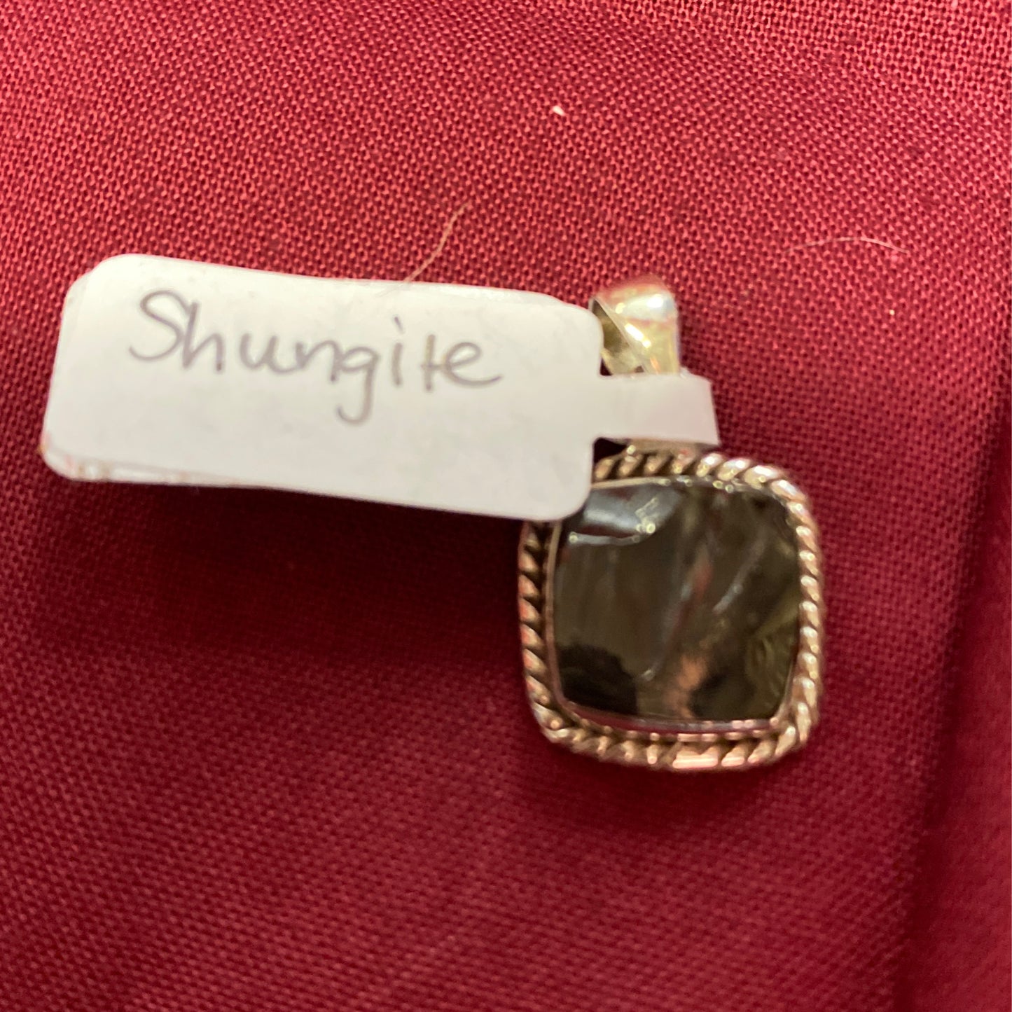 Shungite Pendant (Square)