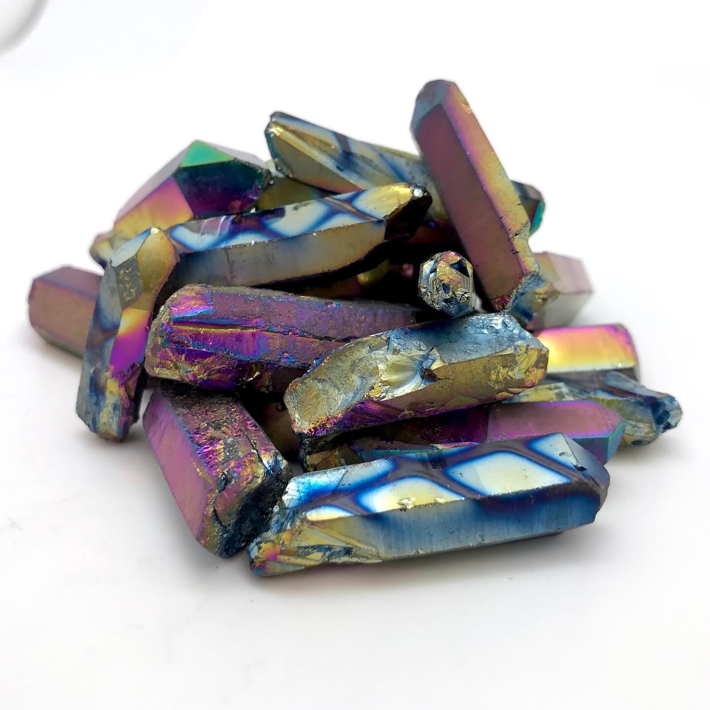 Titanium Rainbow Aura Quartz (Point)