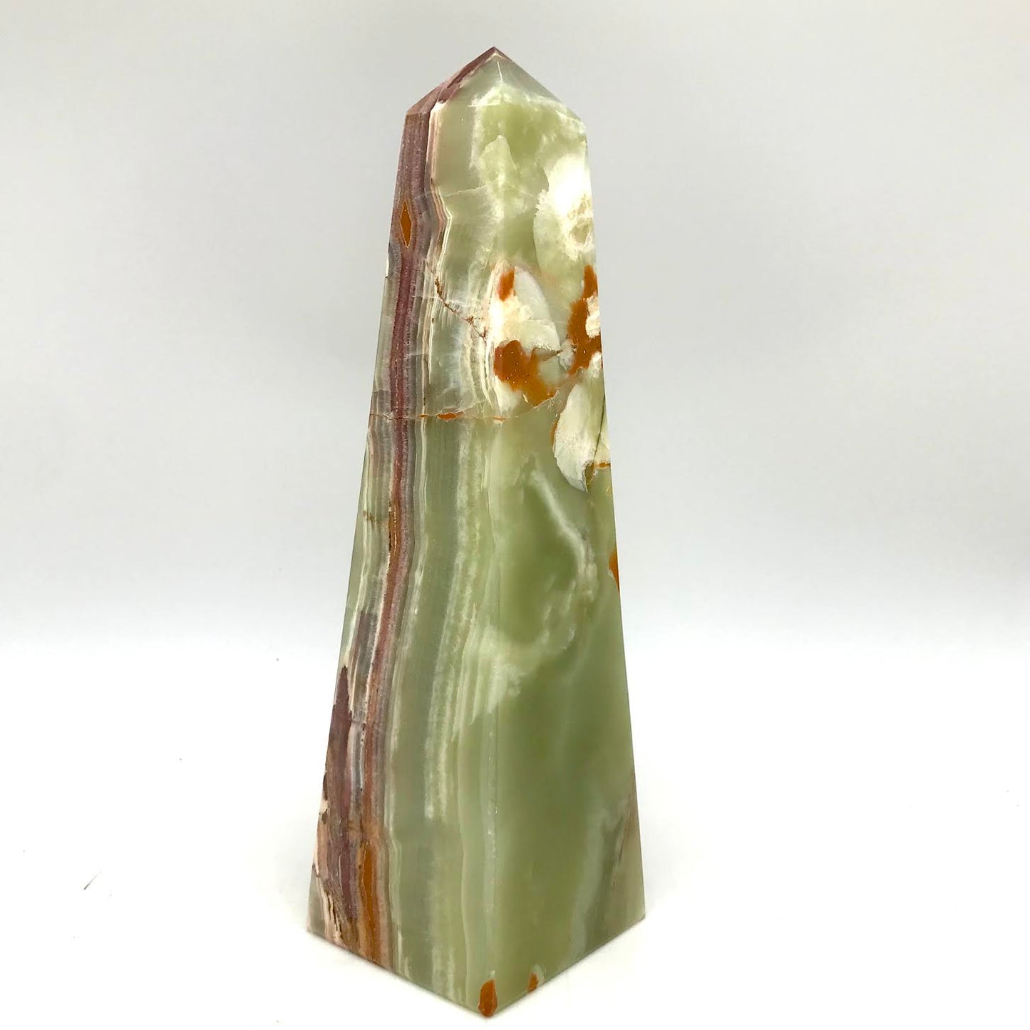Green Calcite Obelisk Tower (Large)