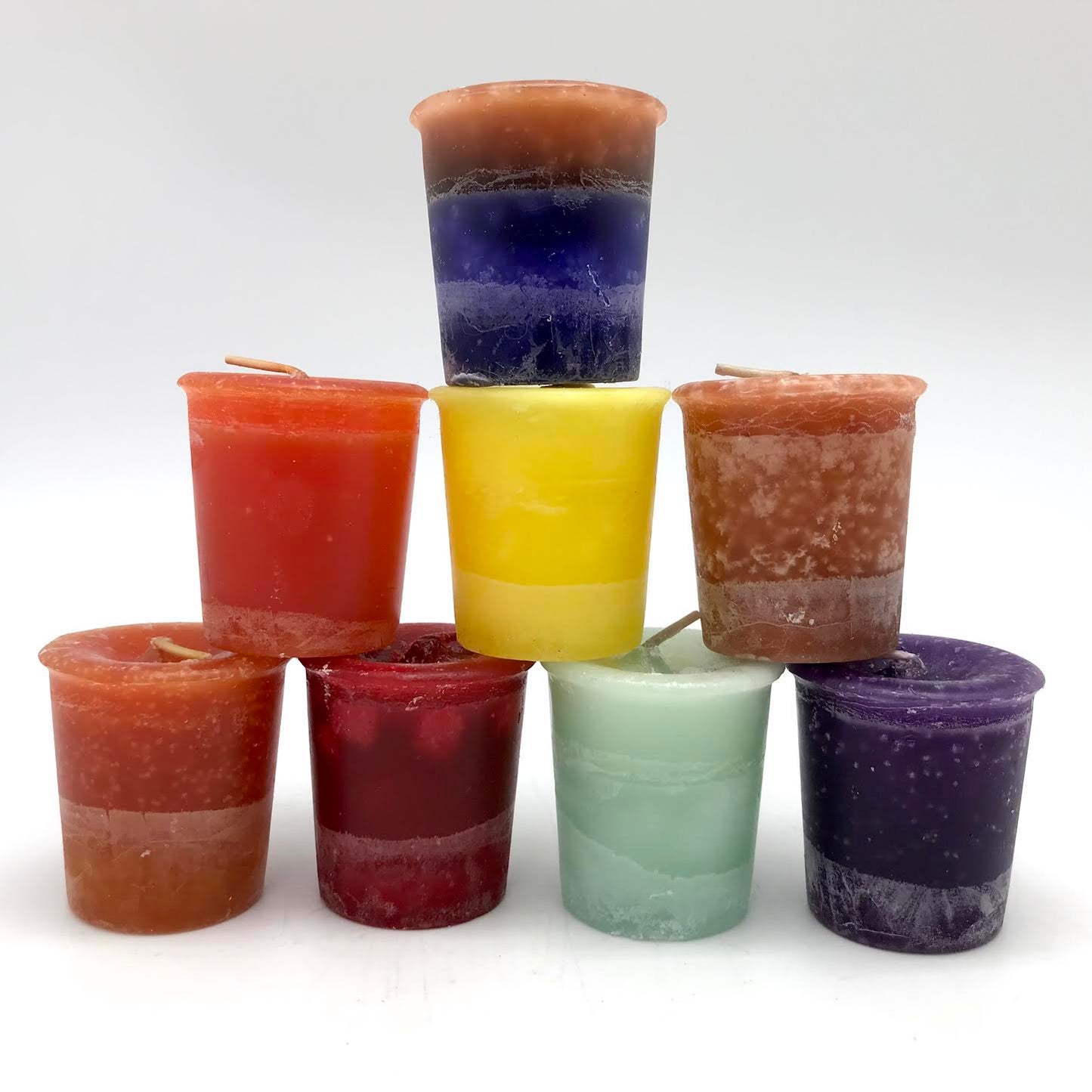 Votive Reiki Charged Crystal Journey Candle