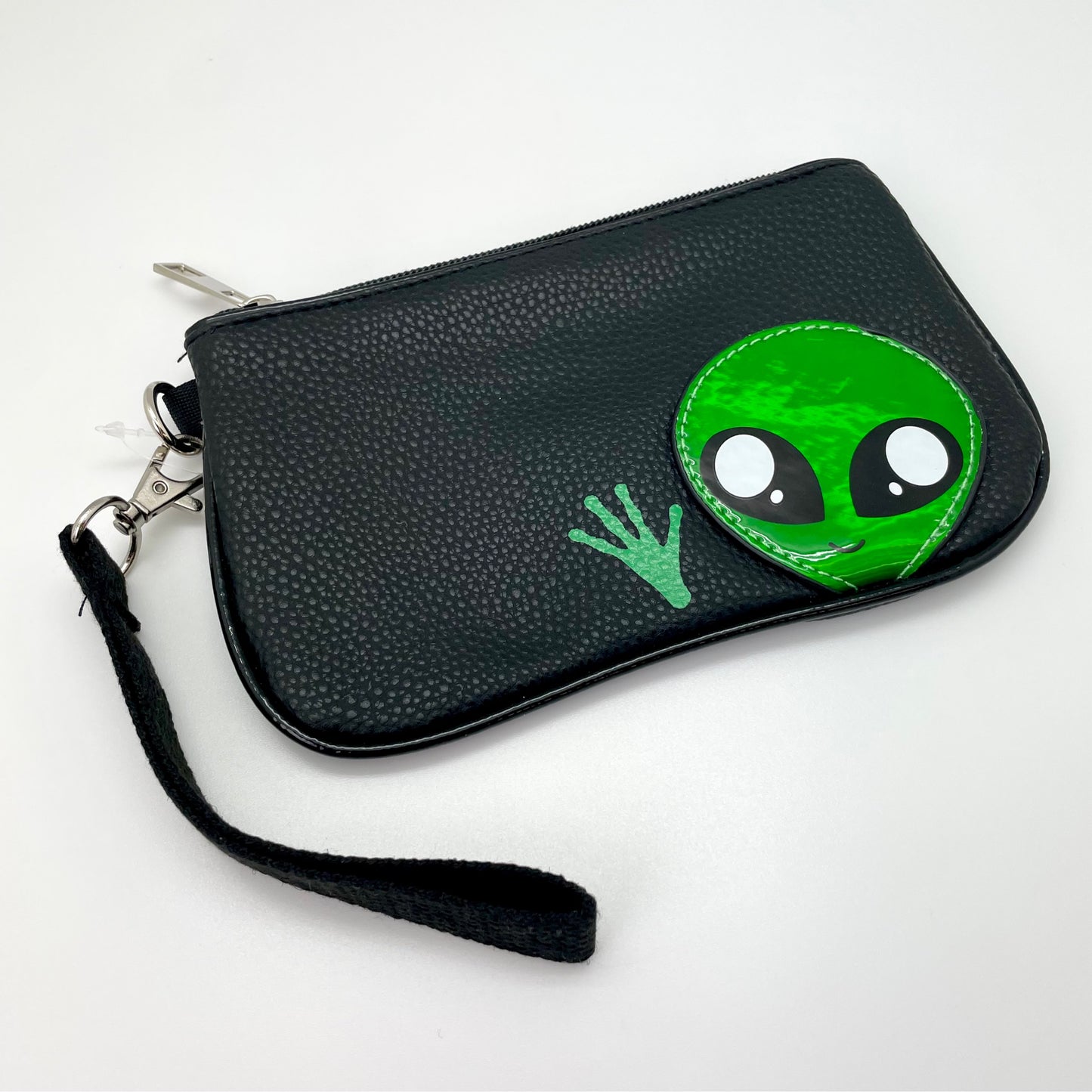 Alien Leather Wristlet Wallet