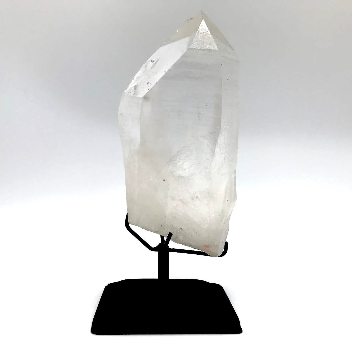Clear Quartz Point On Stand