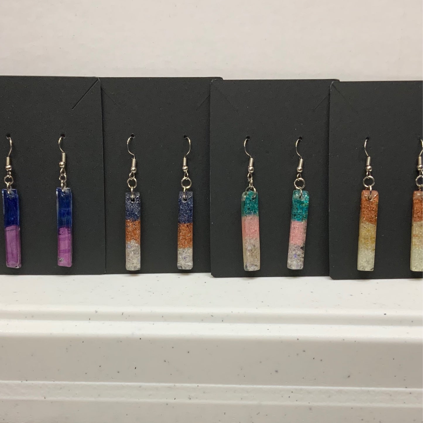 Assorted Resin Dangle Earrings