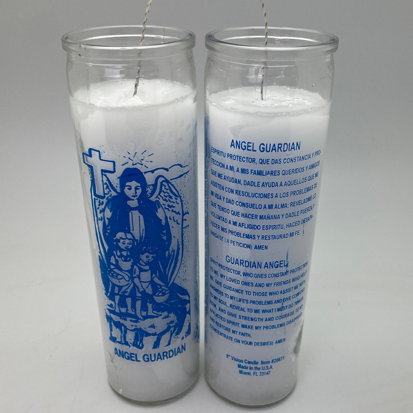 7 Day Angel Guardian Candle (White)
