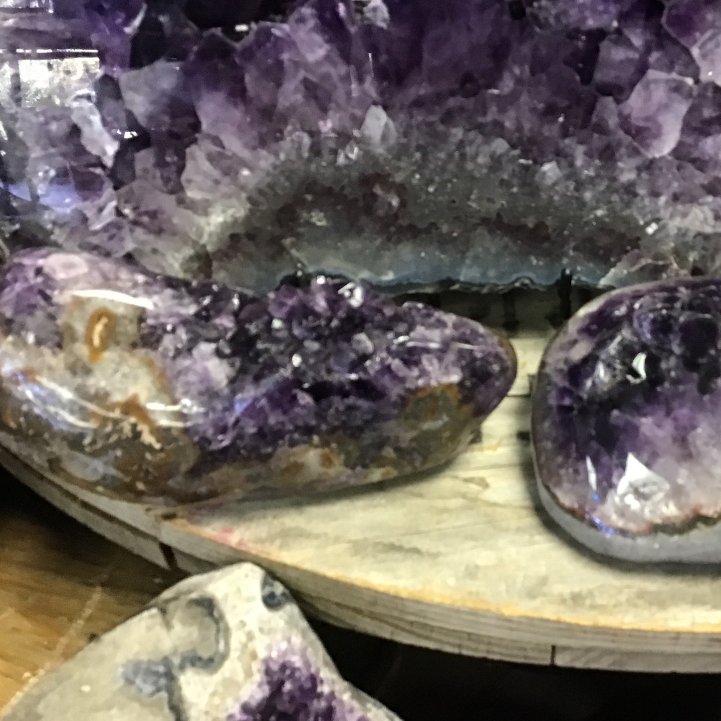 Amethyst W/ Agate Encasement (Polished)
