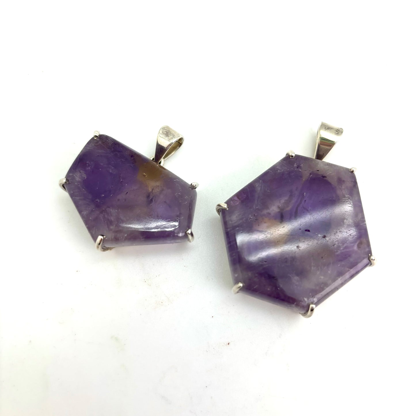 Polished Abstract Ametrine Pendant