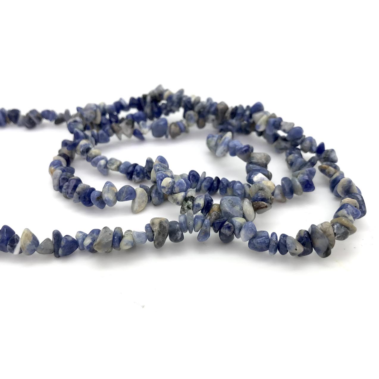 Sodalite Crystal Chip Necklace