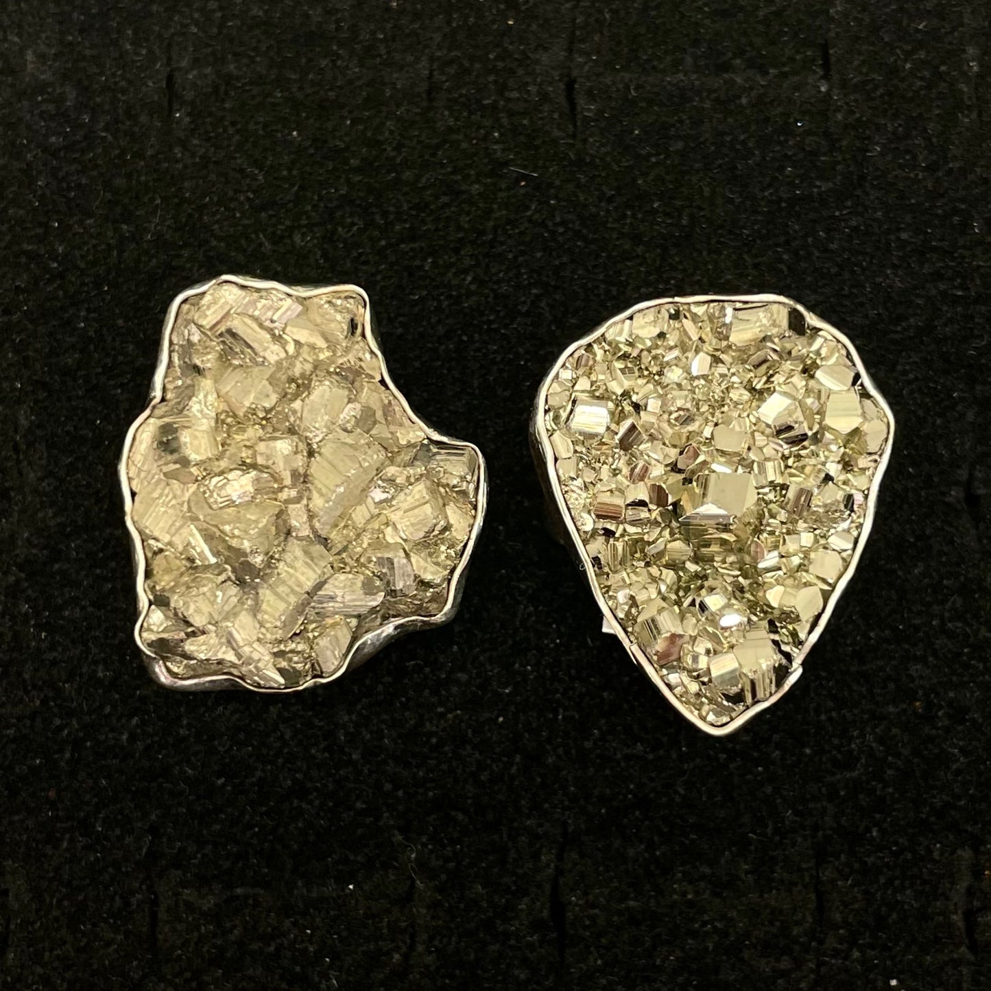 Alchemia - Pyrite Sterling Silver Ring by Charles Albert