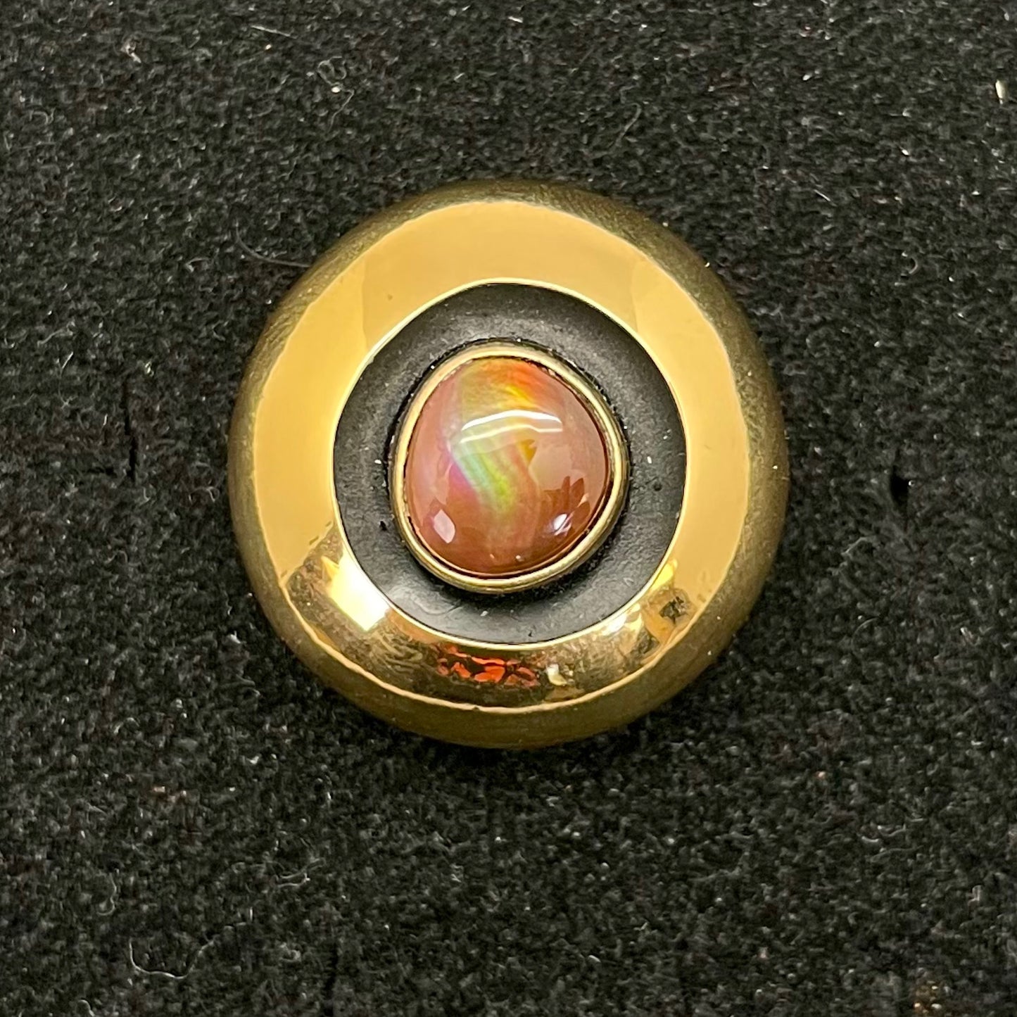 Alchemia - Fire Agate Gold Ring by Charles Albert