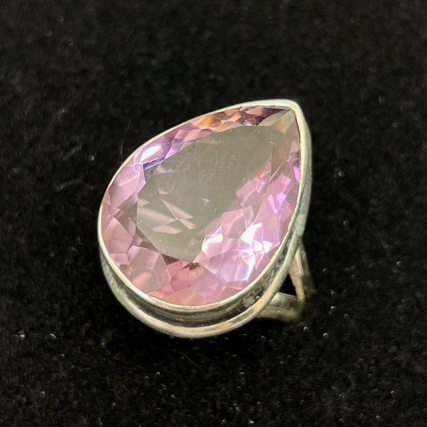 Ametrine Faceted Ring (Teardrop)