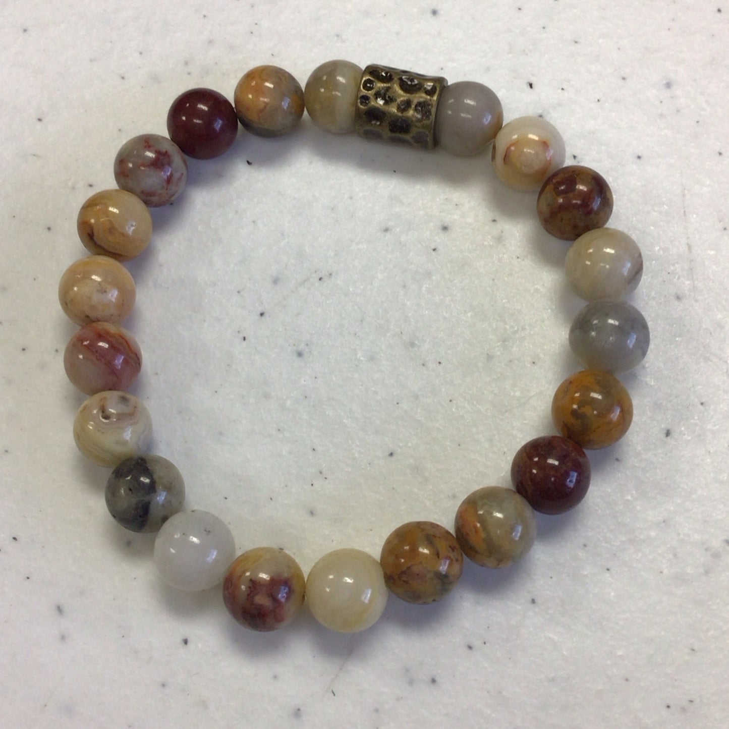 Crazy Lace Agate Bracelet