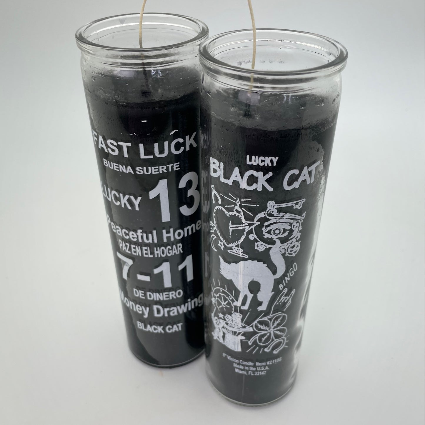 7 Day Black Cat Candle (Black)