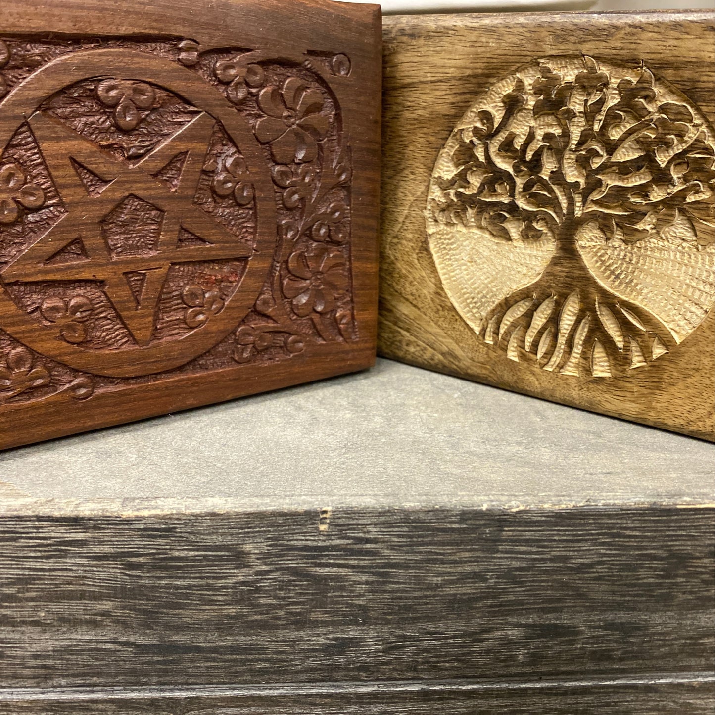 Wood Carved Box (Variety)