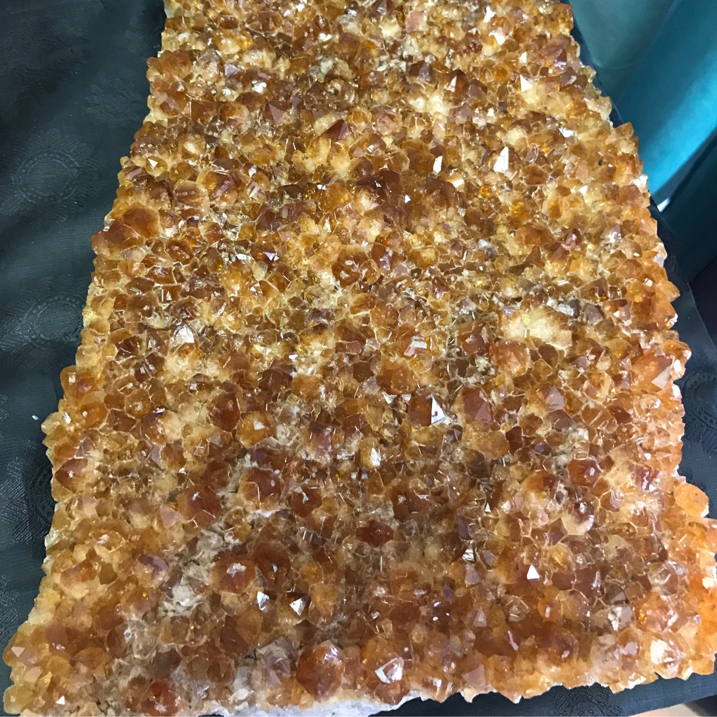 Citrine Slab Specimen (Druzy)