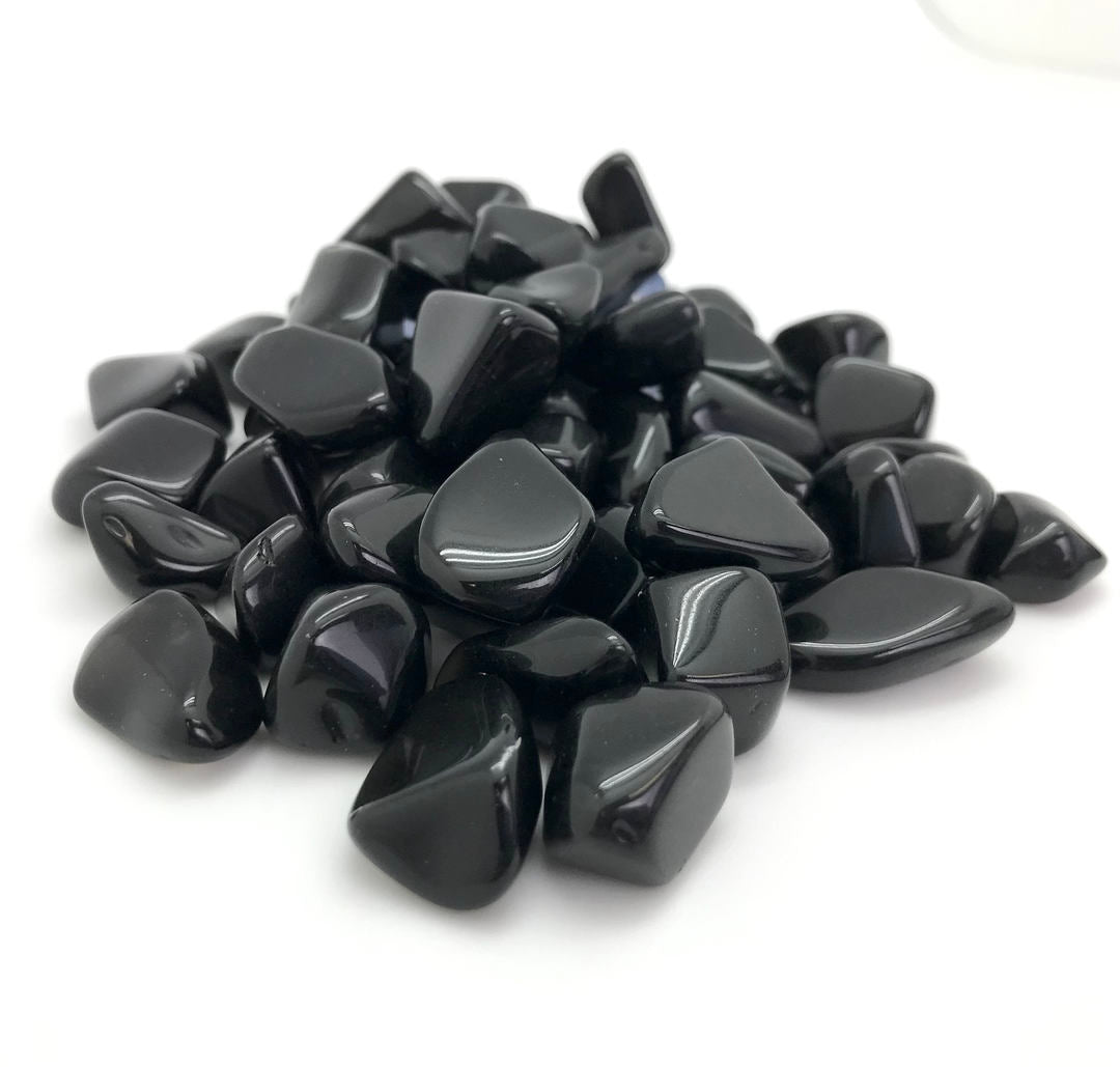 Obsidian, Black (Tumbled)