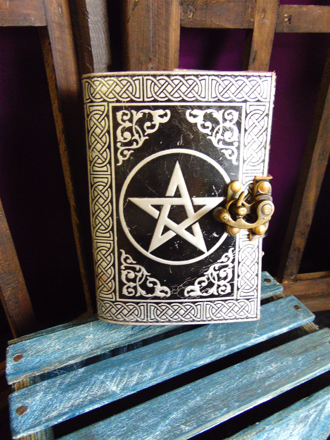 Small Assorted Leather Journals 5x7 with Lock