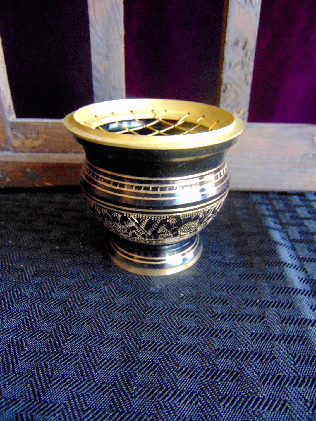 Brass Grate Charcoal Burner