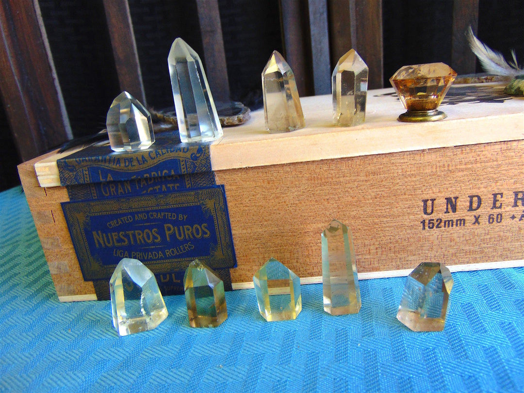 Natural Citrine Tower Point