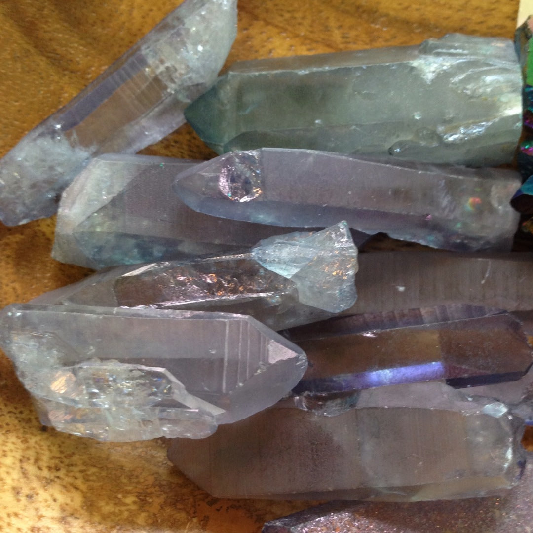 Celestial Aura Quartz (Point)