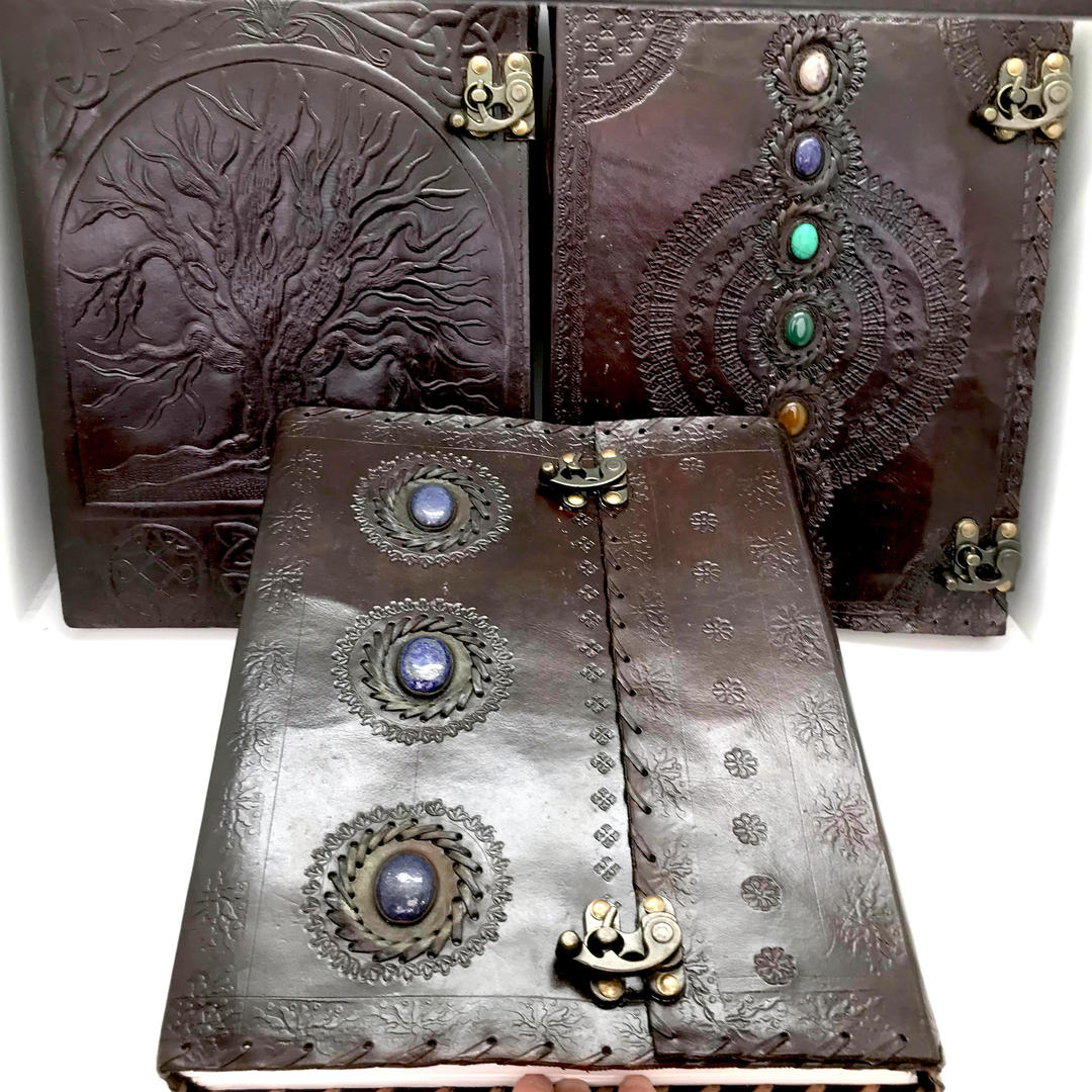 Large 13x10 Leather Journal with 2 Locks