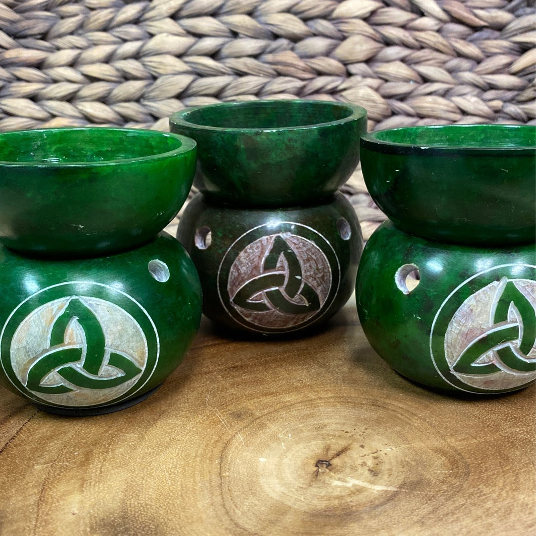 Soapstone Oil Burner / Aroma Lamp