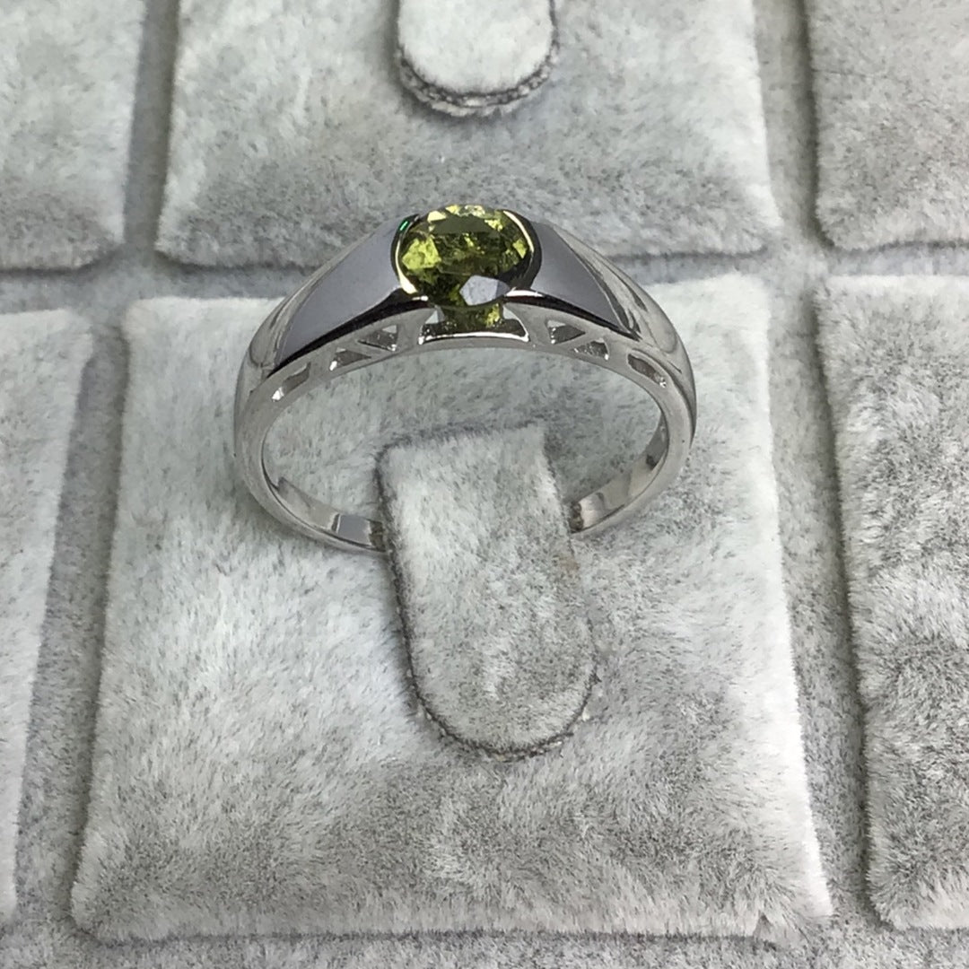 Moldavite Ring