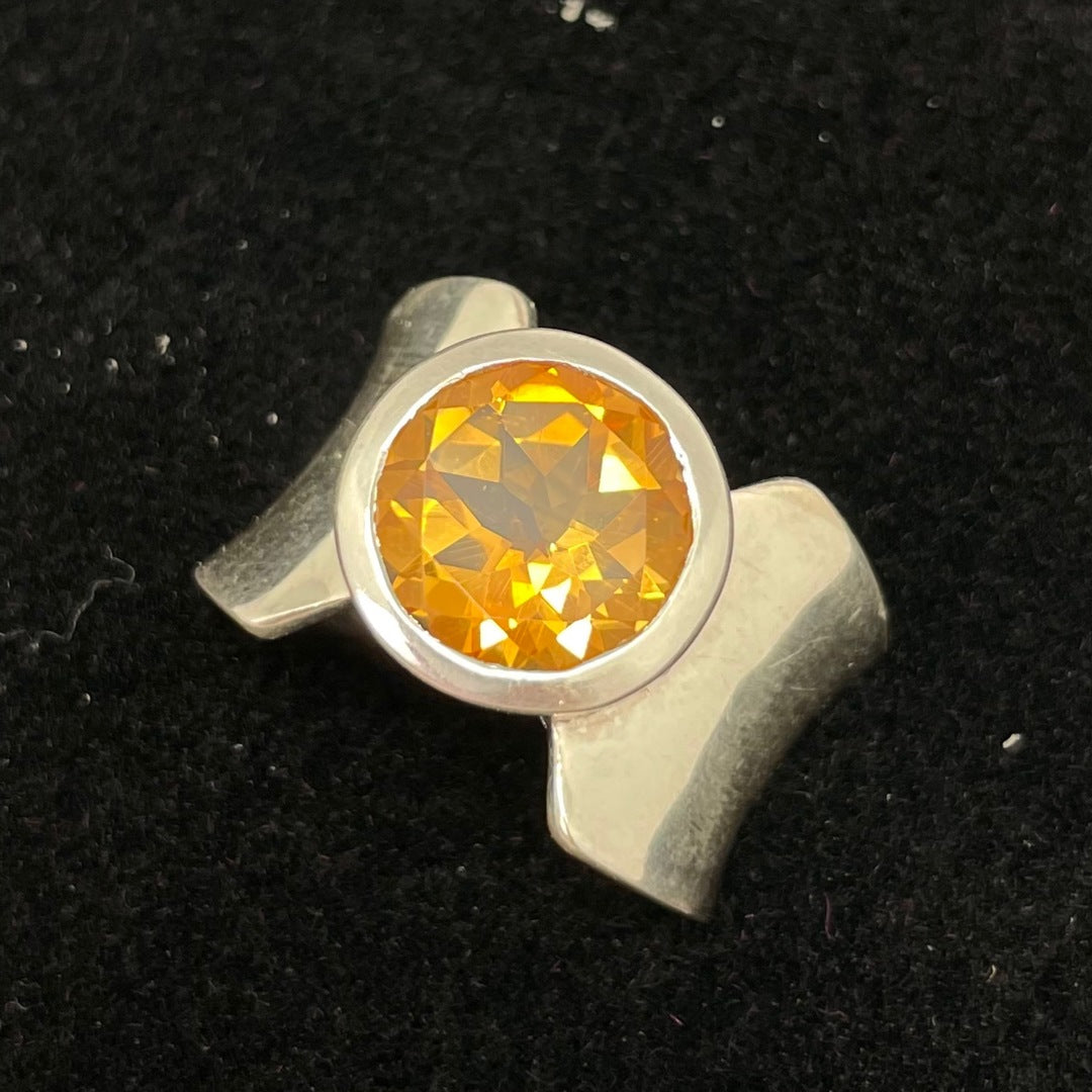 Citrine Ring (Oval / Round)