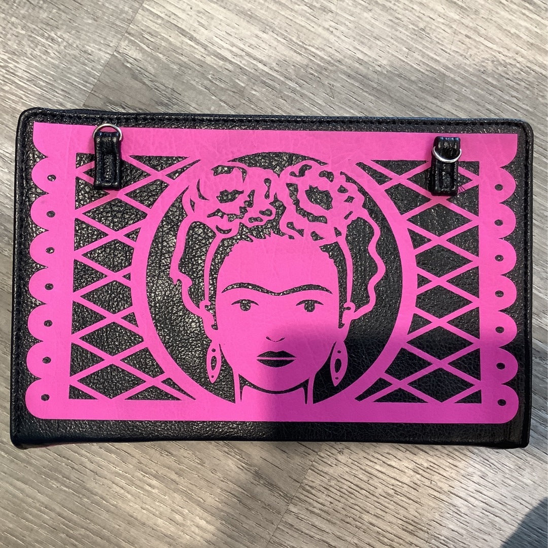 Frida Kahlo Fuchsia Bag Purse (Pink)