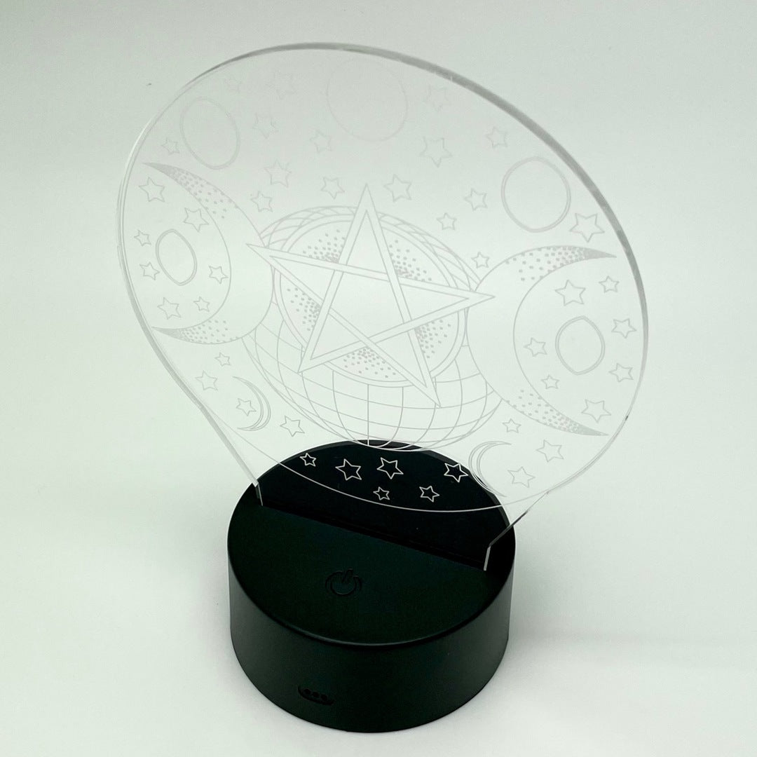 3D LED Muti-Color USB Lamps