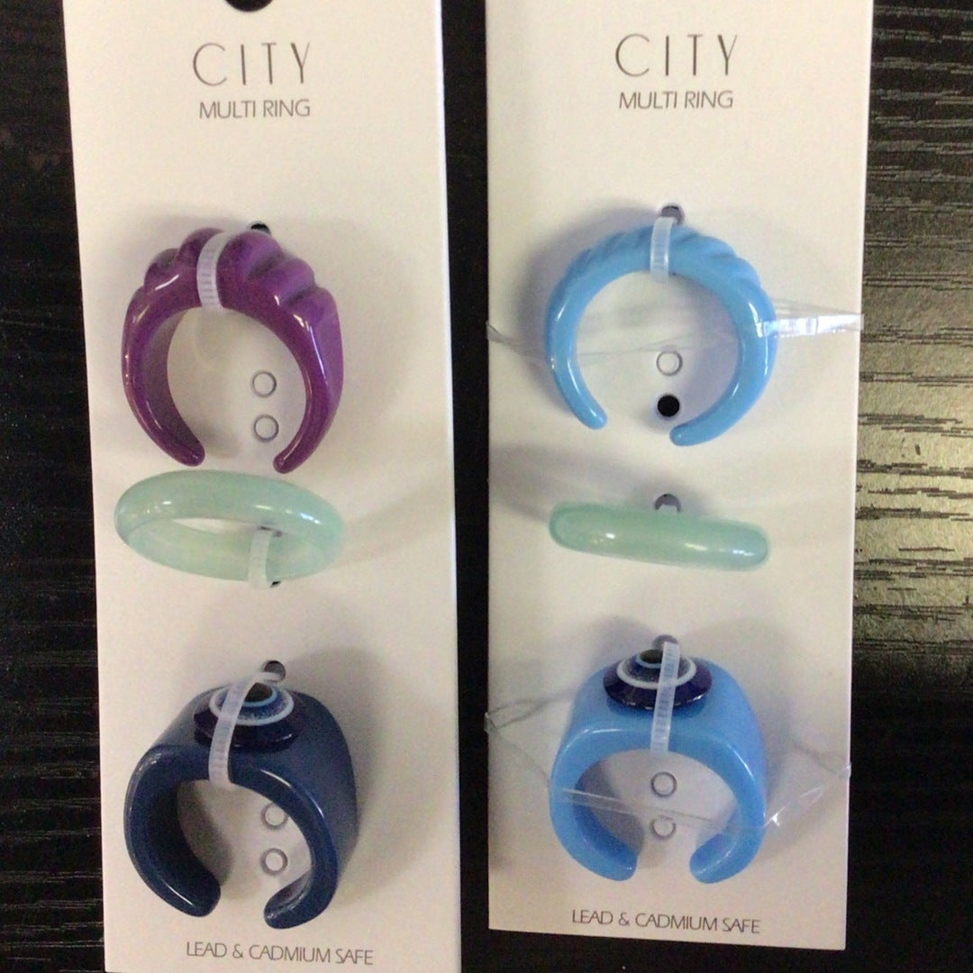 City - Multi Ring Evil Eye