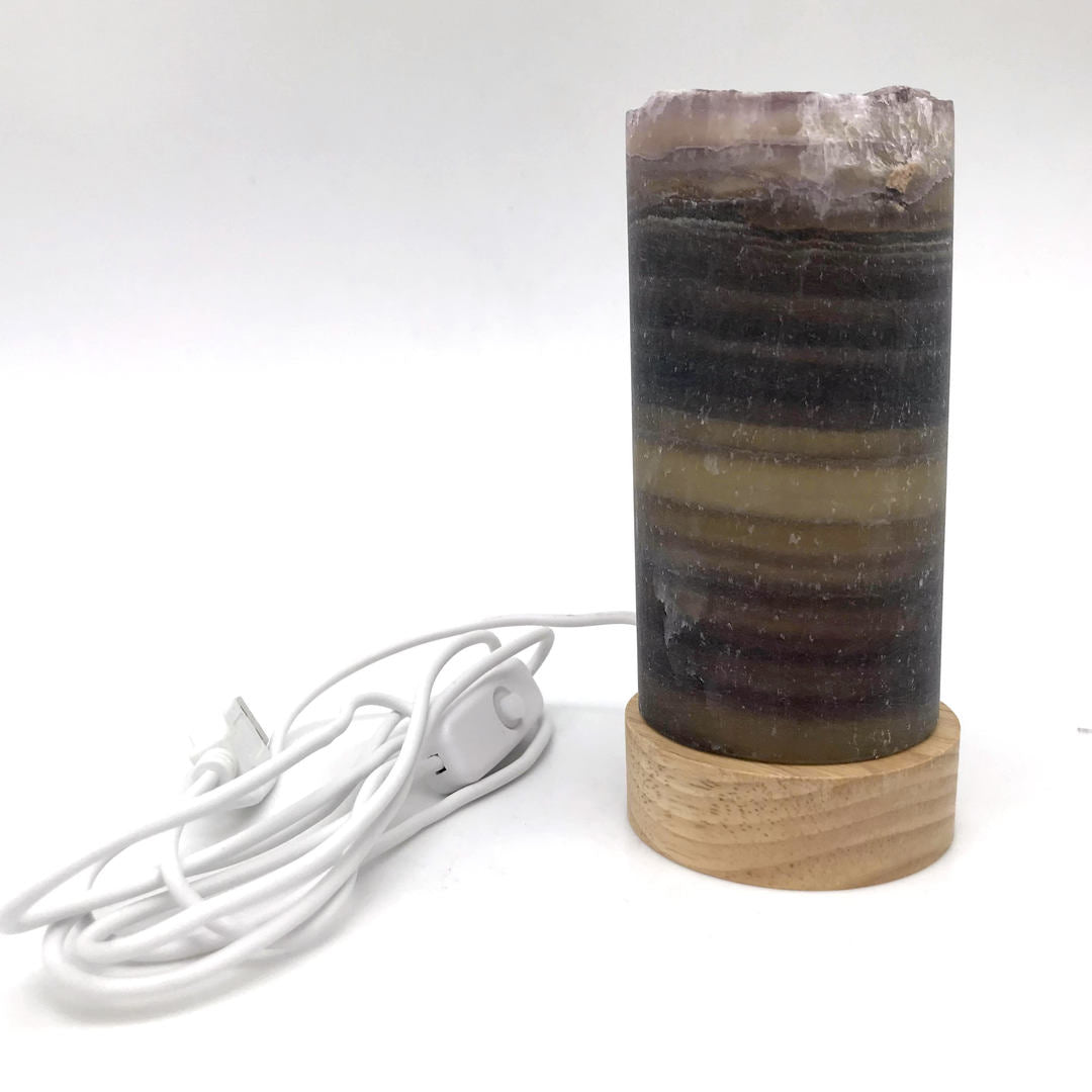 Fluorite Cylinder Lamp