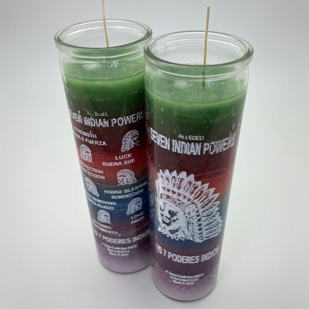 7 Day 7 Indian Powers Candle (Rainbow)