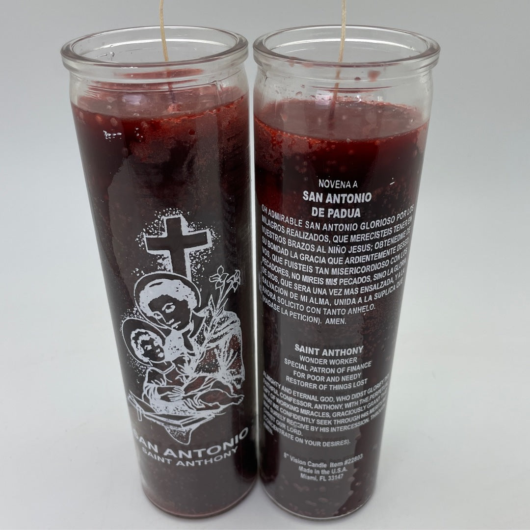 7 Day San Antonio / Saint Anthony Candle (Brown)