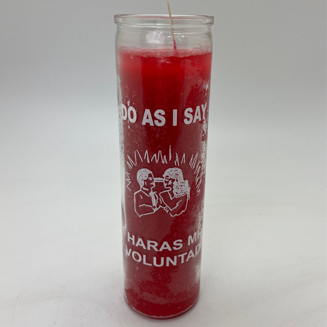 7 Day Do As I Say Candle (Red)