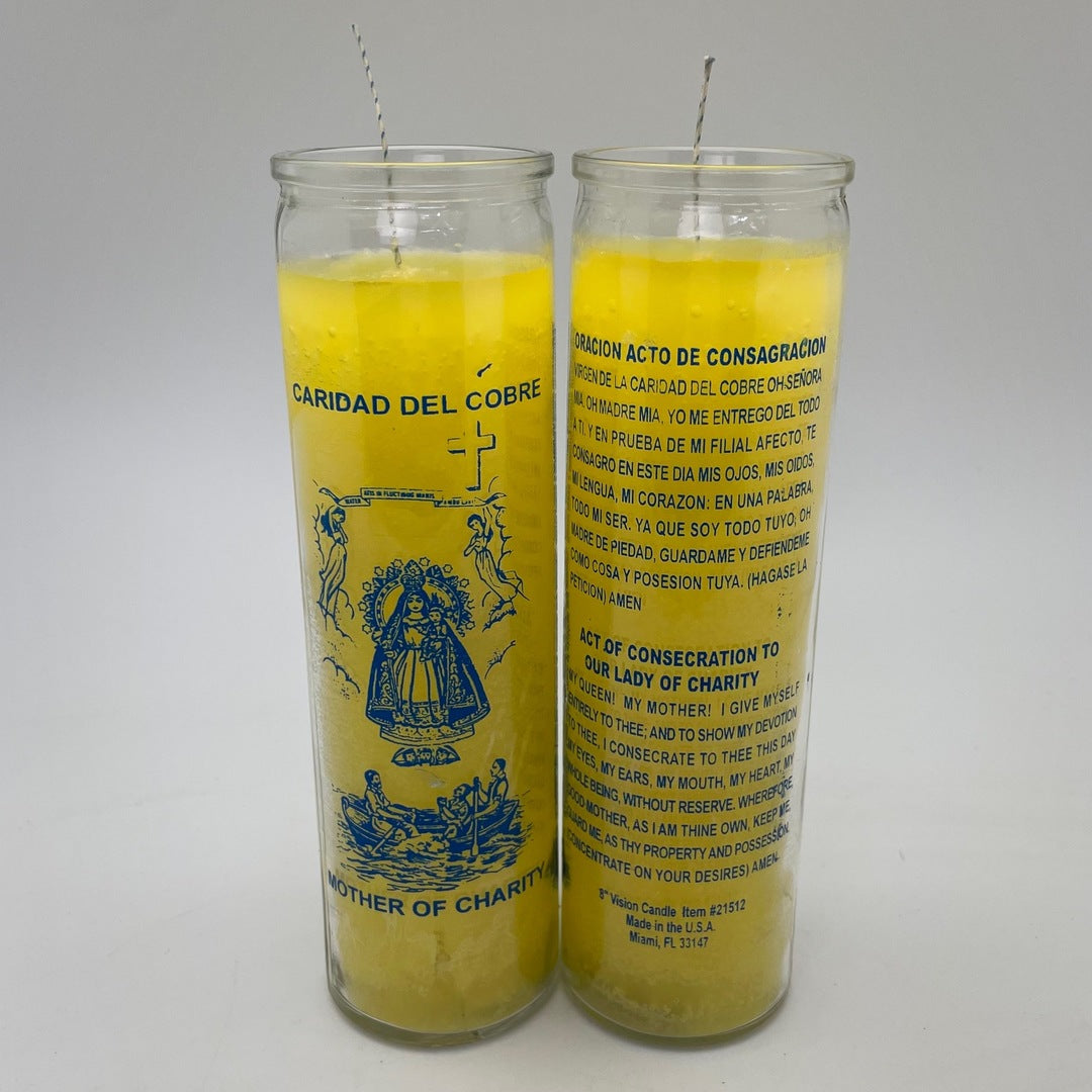 7 Day Mother of Charity / Caridad Del Cobre Candle (Yellow)
